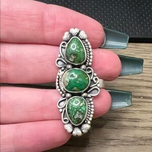 Sterling Silver Sonoran Gold Adjustable Ring